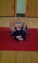 I always knew Miss Piggy and I were kindred spirits - we both do yoga